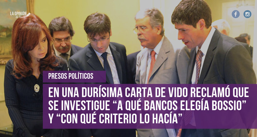 En una durísima carta, Julio De Vido reclamó que se investigue “a qué bancos elegía Bossio” para las operaciones de ANSES y “con qué criterio lo hacía”