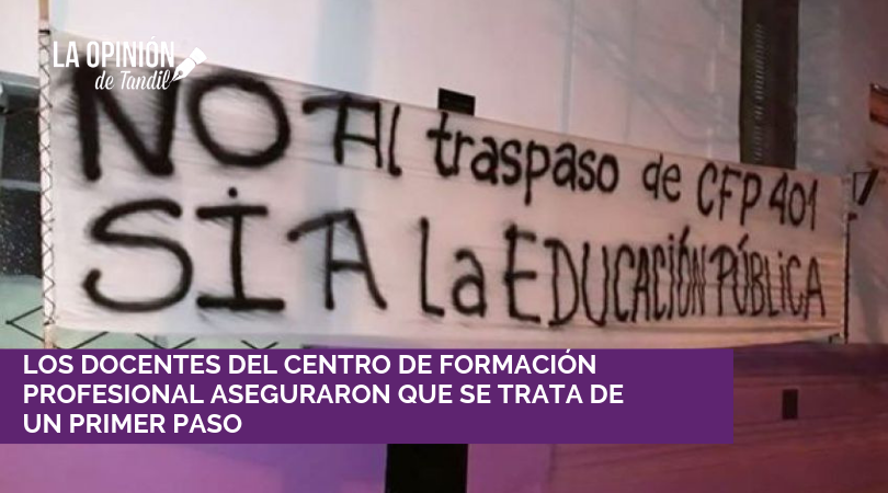 Tras la municipalización, todos los docentes del CFP 401 aseguraron su continuidad para 2019