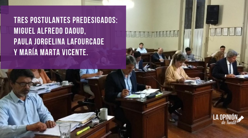 Este jueves el HCD procederá a la elección del Defensor del Pueblo de Tandil