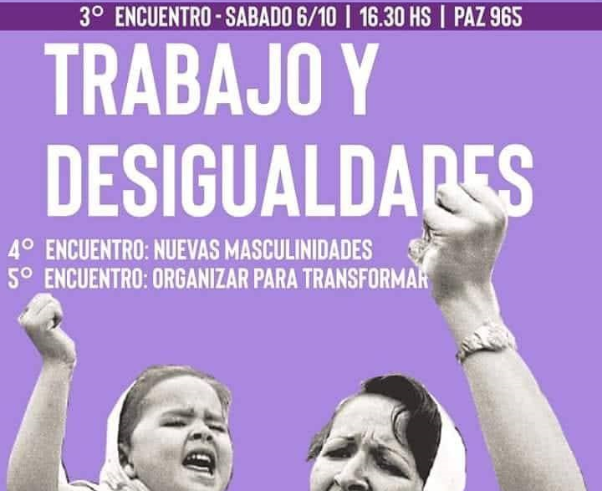 Este sábado se realizará el tercer encuentro de formación por un feminismo popular en Unidad Ciudadana