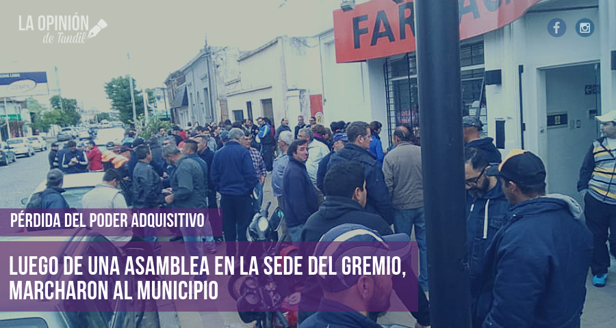 Trabajadores municipales cumplen con la primera jornada del paro por 72 horas