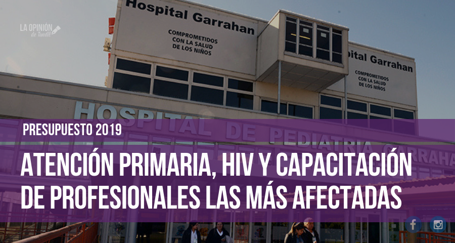 Fuerte recorte para la inversión del Estado nacional en Salud prevista para 2019