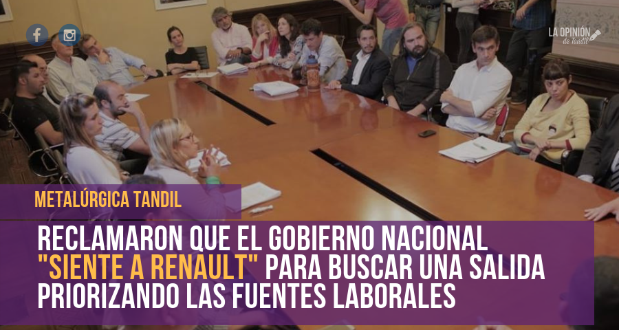 Concejales de Unidad Ciudadana se reunieron con Diputados Nacionales por la situación de Metalúrgica Tandil