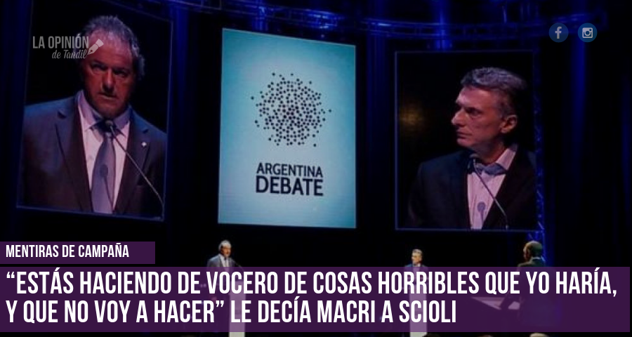 A tres años del debate presidencial entre Scioli y Macri