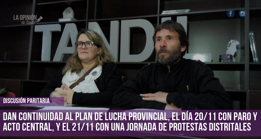 Docentes bonaerenses van al paro el martes y realizarán jornada de protesta el miércoles