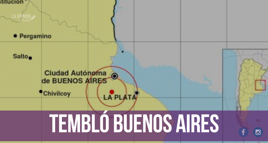 Un sismo de 3,8° se sintió en Capital, el Conurbano y La Plata