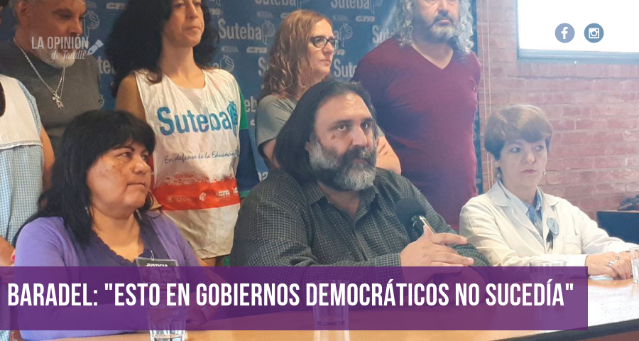 Docentes movilizan contra el «amedrentamiento» de la gobernadora Vidal