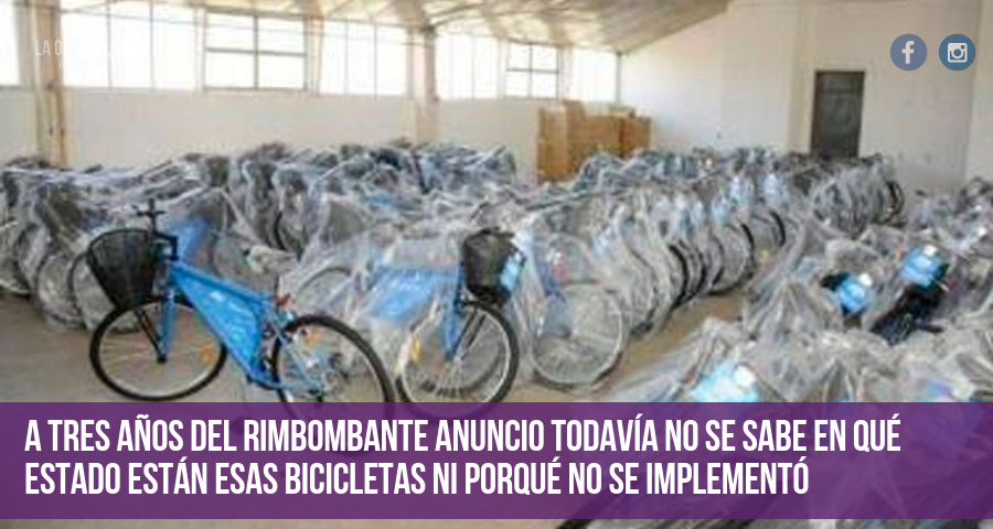 Méndez solicitó información sobre las bicicletas del SUMO que Lunghi anunció y nunca implementó