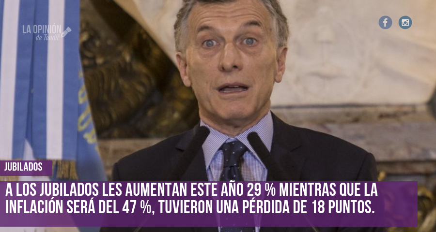 Macri confirma que los jubilados no tendrán bono: «Hay limitaciones de Presupuesto»