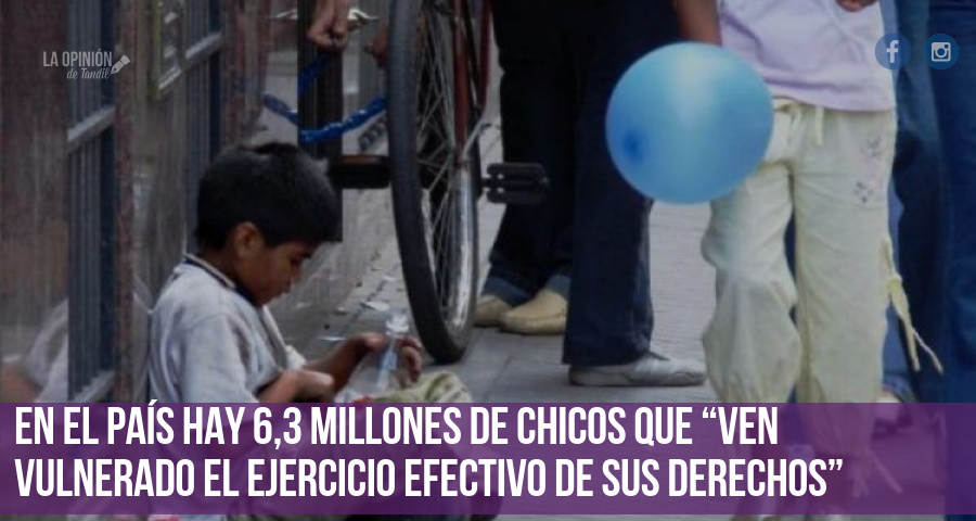 Casi la mitad de los niños en Argentina son pobres, según un informe de Unicef