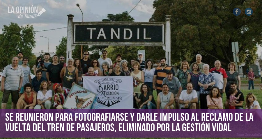 Los vecinos de la Estación impulsan el reclamo por la vuelta del tren