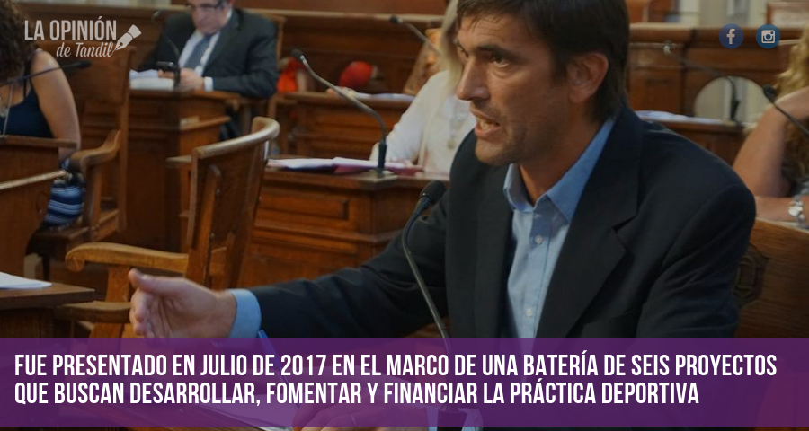 El Concejo aprobó el proyecto de Iparraguirre para crear el Régimen Municipal de Tutorías Deportivas