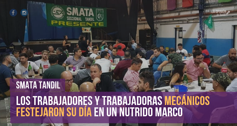 SMATA celebró el día del trabajador mecánico con un nutrido marco