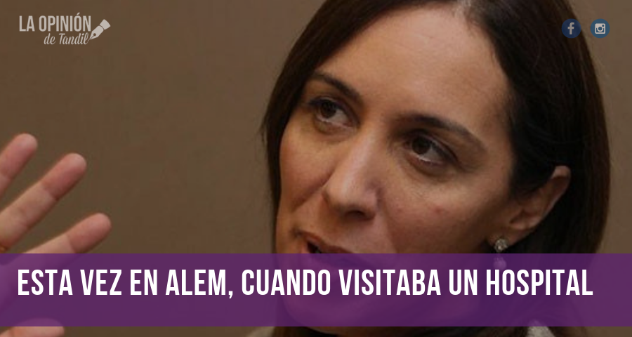 VIDEO: La gobernadora Vidal volvió a sufrir un escrache