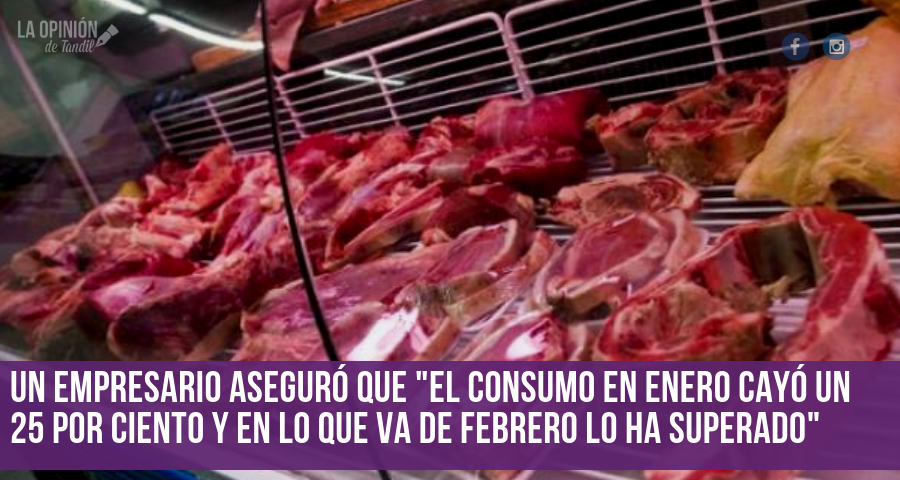 En Tandil bajó sensiblemente el consumo de carne