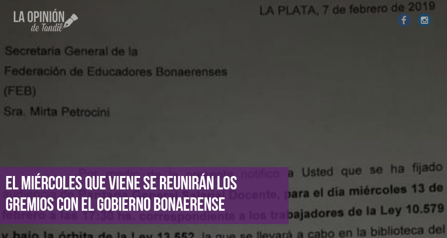 Paritarias: Vidal convocó a los docentes