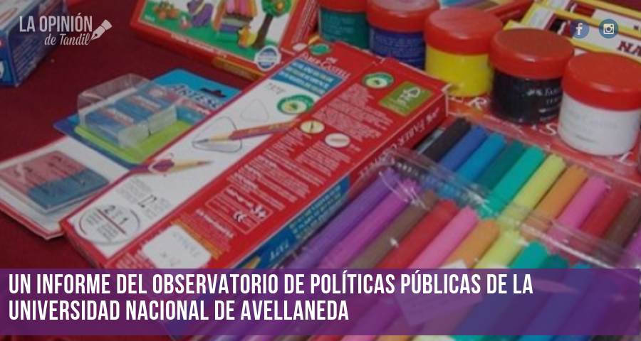 En tres años, la canasta escolar aumentó un 206%