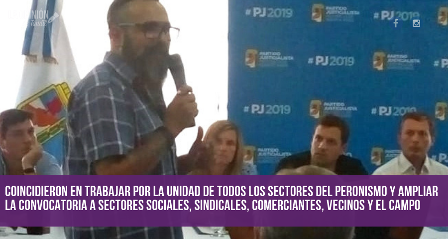 Carri participó del encuentro del peronismo de la Quinta Sección con eje en la Unidad