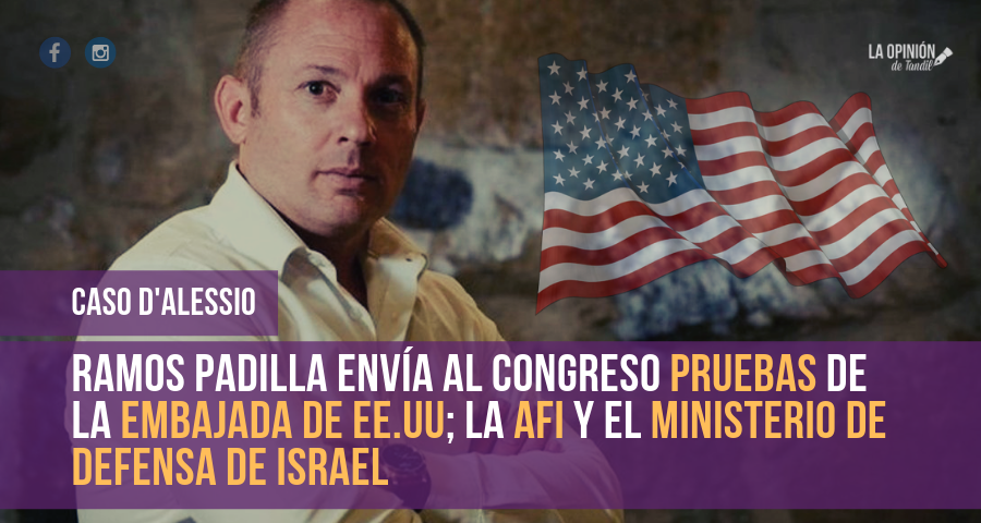 Informes de la Agencia Federal de Inteligencia, de Embajada de EE.UU. y del Ministerio de Defensa de Israel entre las pruebas que Ramos Padilla envió al Congreso