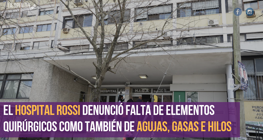 Un hospital platense canceló las operaciones por falta de insumos