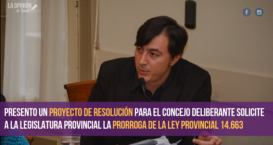 Concejal Méndez pide por la prórroga de la expropiación de la Cooperativa “El Nuevo Amanecer Ltda.”