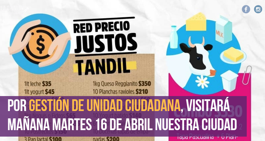 Una propuesta de panes, pastas y lácteos a precios populares visitará Tandil