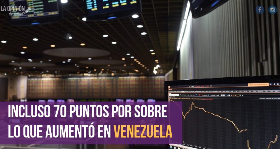 Argentina es el país donde más creció el riesgo país en el último año