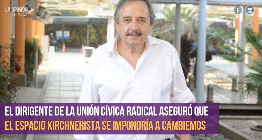 Para Alfonsín, Unidad Ciudadana gana las elecciones y Cambiemos desaparece