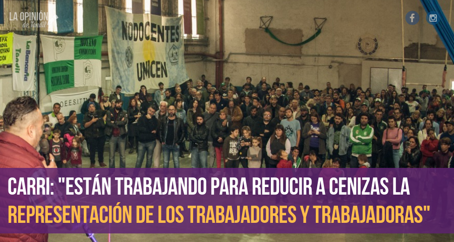 La Mesa Intersindical de Tandil festejó el Día de las y los trabajadores