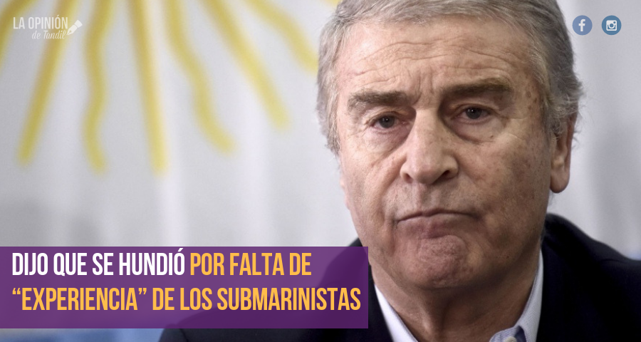 Declaraciones del ministro Aguad sobre el ARA San Juan