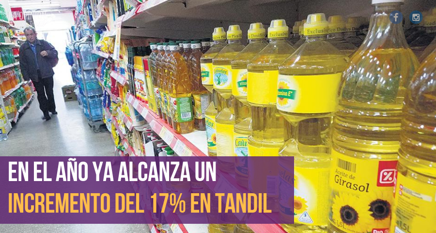 La canasta básica aumentó un 1,78 por ciento en el mes de abril