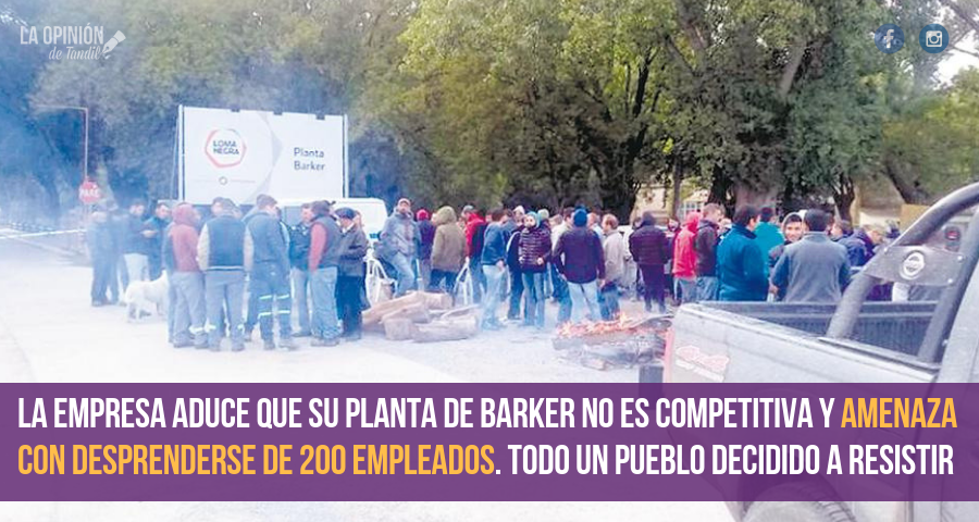 Un pueblo en vilo por la amenaza de Loma Negra