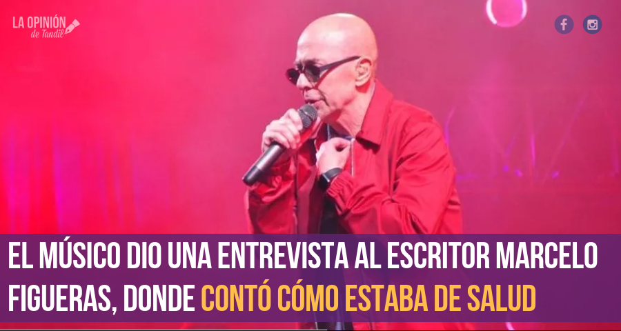 Indio Solari: «No puedo tocar en vivo y no tengo mucha vida por delante»