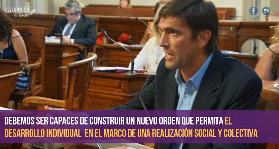 Iparraguirre: «CFK plantea la necesidad de volver a ordenar la vida de los argentinos»