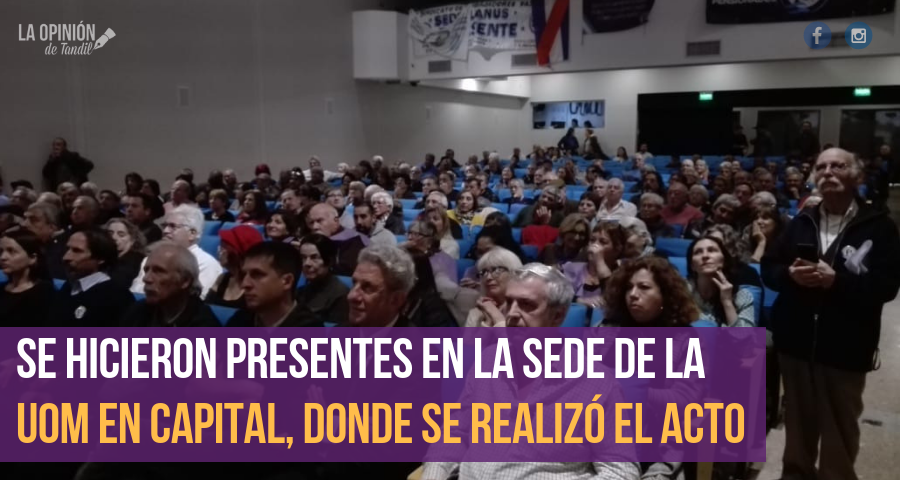 Tandilenses en el lanzamiento del Sindicato de jubilados a nivel nacional