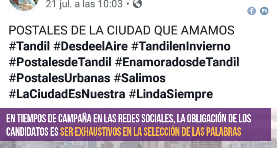 «LaCiudadEsNuestra», el sugerente Hashtag del intendente Lunghi