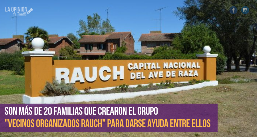 Grave situación económica en Rauch: vecinos se organizan por redes sociales