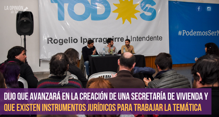 Iparraguirre: «Vamos a construir viviendas y generar lotes en Tandil por una sencilla razón: se puede hacer»