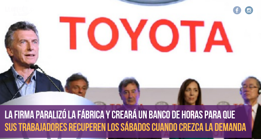 Toyota suspende a más de 5 mil trabajadores en su planta de Zárate e impone su propia reforma laboral