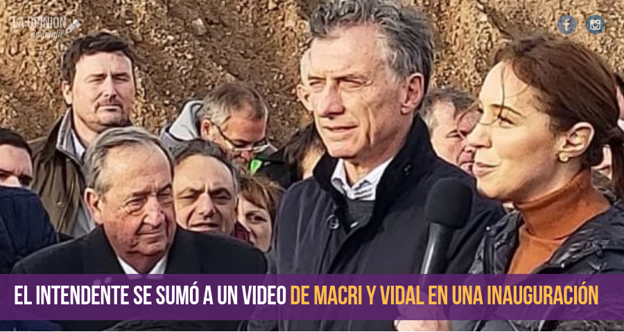 Lunghi comienza la campaña mostrándose con Macri