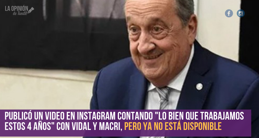 Redes sociales: Lunghi publicó un video de apoyo a Macri pero luego lo borró