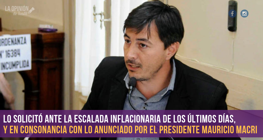 Méndez pidió al intendente Lunghi que otorgue un bono a los trabajadores municipales