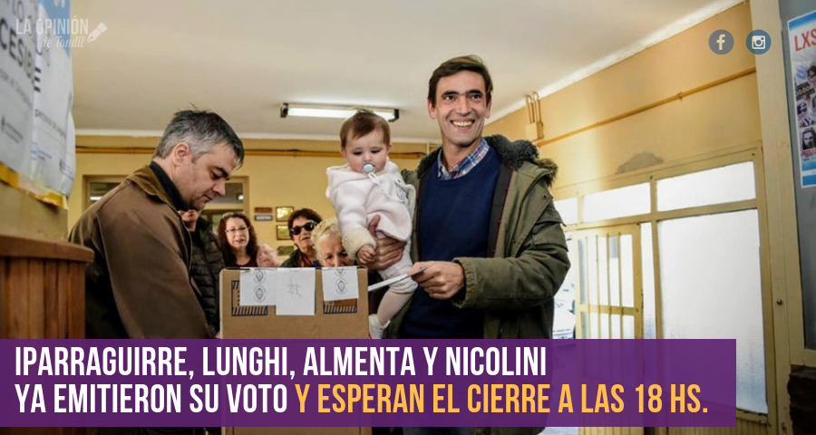 Ya votaron los principales candidatos a intendente de Tandil