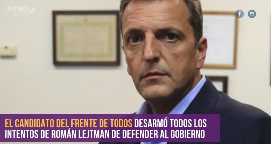 Sergio Massa: «El gobierno de Macri hizo una práctica de la estafa y la mentira»