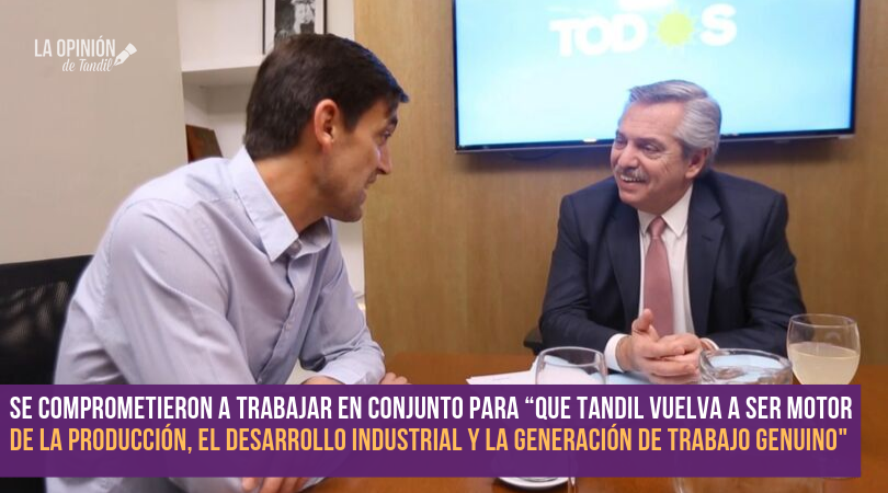 Iparraguirre: «Le pedí a Alberto Fernández que Tandil tenga un lugar como proveedor de la industria petrolera»