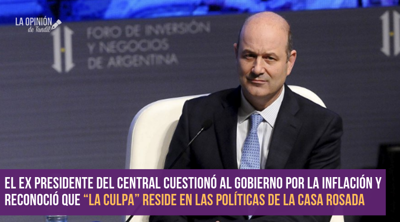 Sturzenegger: la culpa de la crisis está “en las políticas que se decidieron” desde el Gobierno