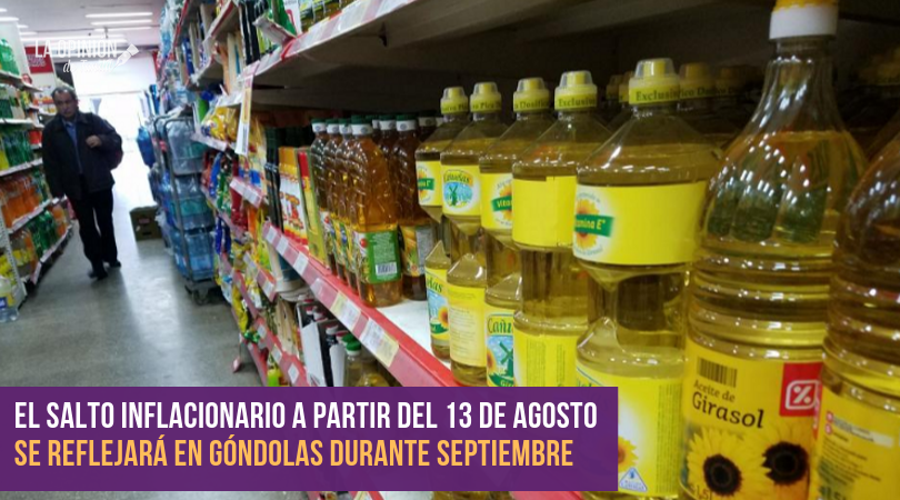 La inflación en puerta de fábrica tuvo un alza del 11,2 por ciento en agosto