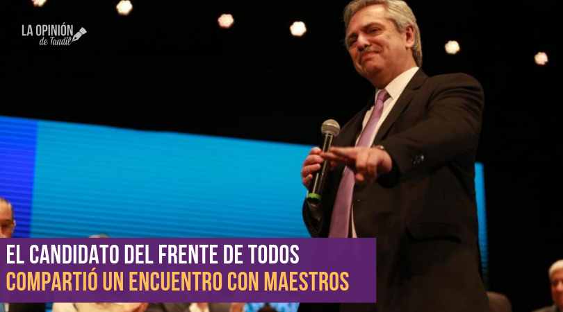 Alberto Fernández: «Para nosotros la educación es el futuro»