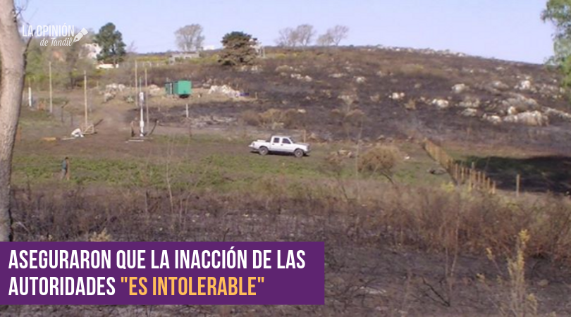 La Asamblea por la Preservación de las Sierras reclama «basta de incendios y construcciones»