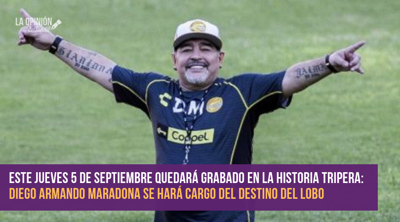 Llegó D10S: Maradona ya es el nuevo técnico de Gimnasia